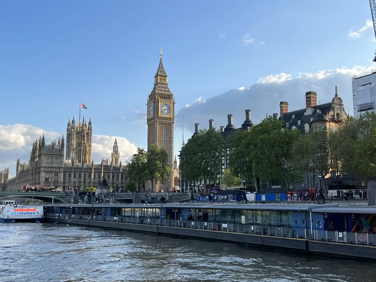 The Elizabeth Tower and Houses of Parliament in London