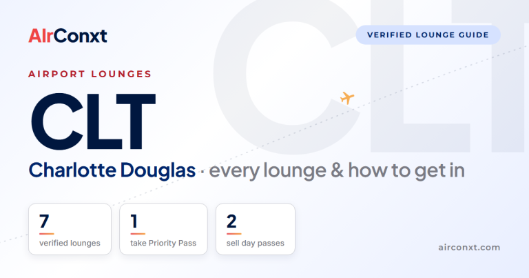 Charlotte Douglas CLT airport lounges: 7 verified lounges and how to get in - AIrConxt guide