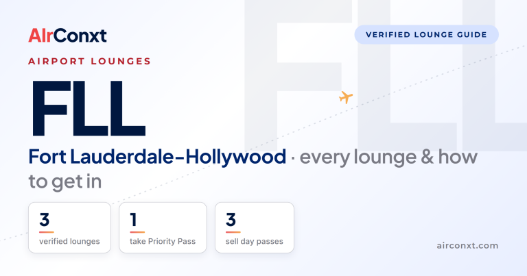 Fort Lauderdale-Hollywood FLL airport lounges: 4 verified lounges and how to get in - AIrConxt guide