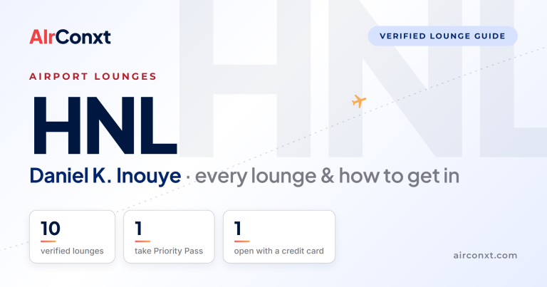 Daniel K. Inouye HNL airport lounges: 10 verified lounges and how to get in - AIrConxt guide