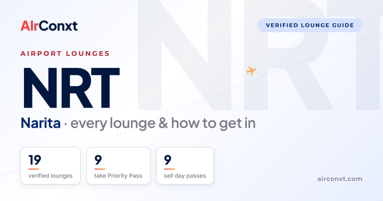 Narita NRT airport lounges: 19 verified lounges and how to get in - AIrConxt guide