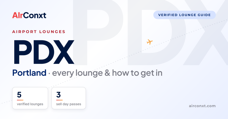 Portland PDX airport lounges: 5 verified lounges and how to get in - AIrConxt guide