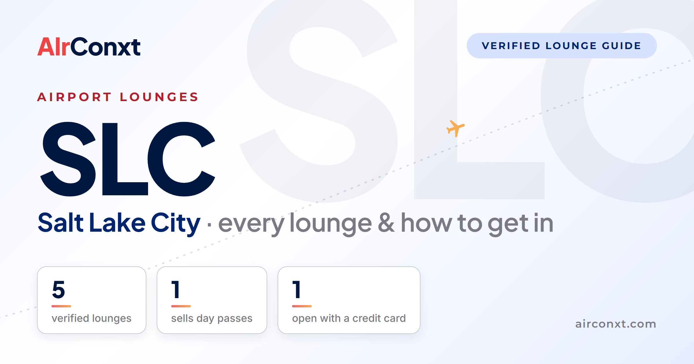 Salt Lake City SLC airport lounges: 5 verified lounges and how to get in - AIrConxt guide